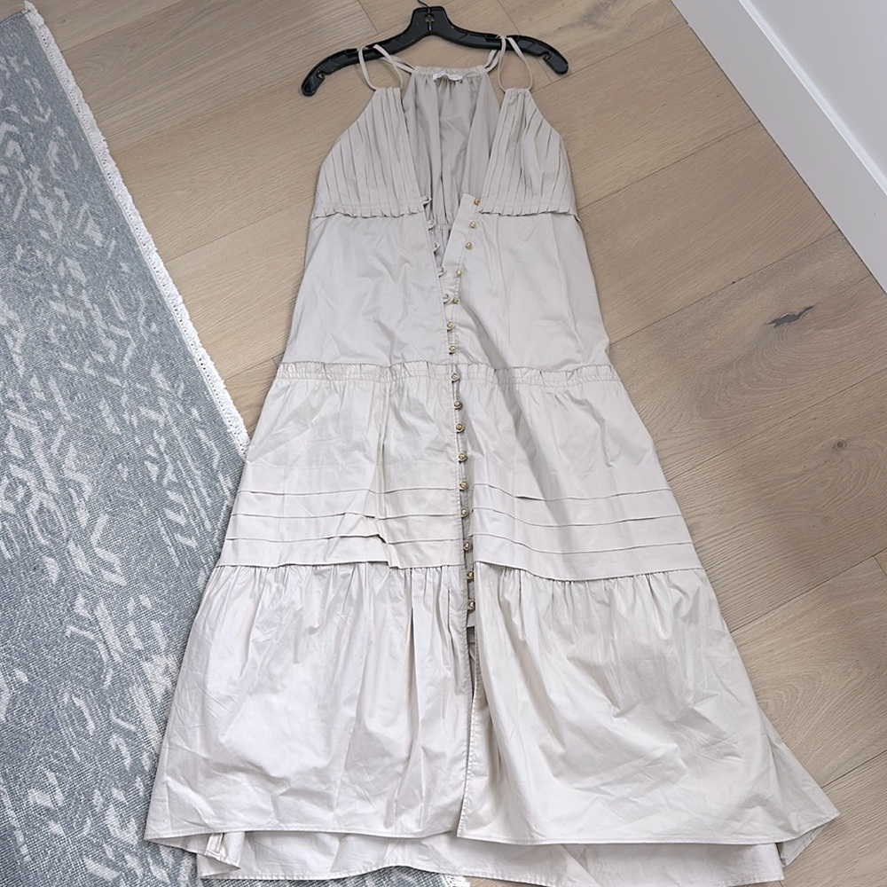 Ramy Brook khaki colored summer dress